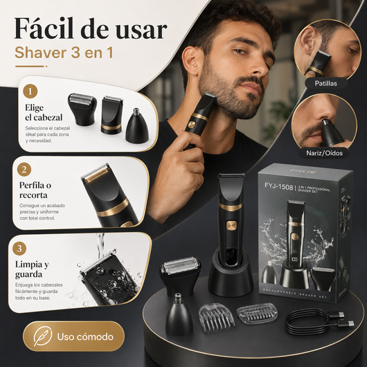 Shaver 3 en 1