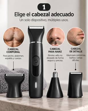 1. Elige el cabezal adecuado