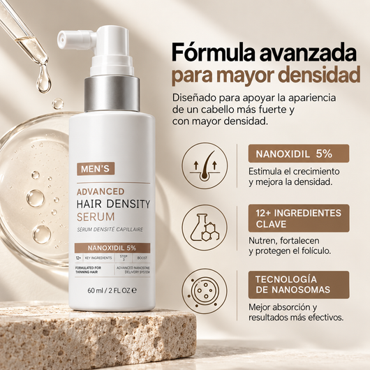 Serum con Nanoxidil 5% para el cabello