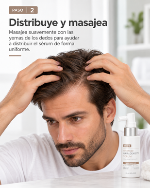 2. Distribuye y masajea suavemente