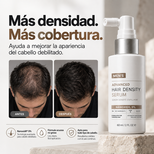 Serum con Nanoxidil 5% para el cabello