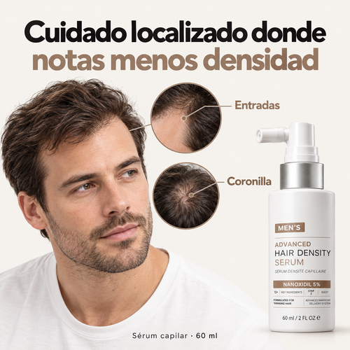Serum con Nanoxidil 5% para el cabello
