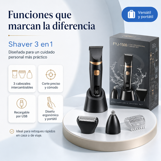 Shaver 3 en 1